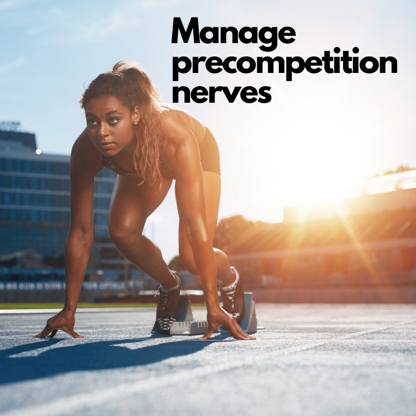 How to manage pre competition nerves in sport